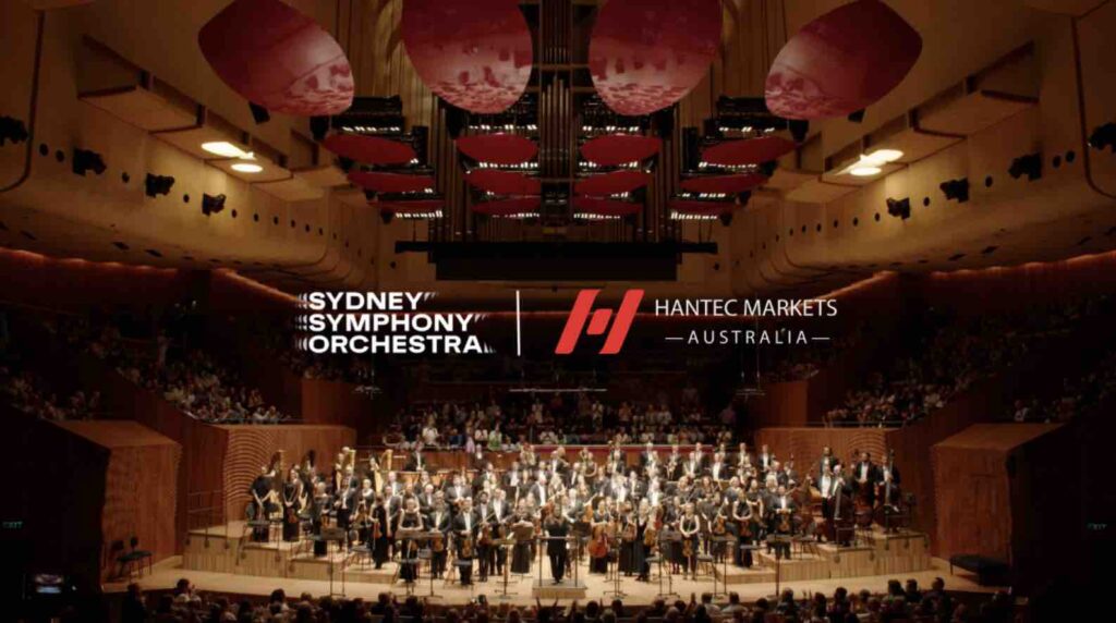 hantec markets australia logo with sydney symphony orchestra